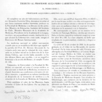 Tribuno al profesor Alejandro Garretón Silva