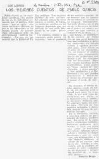 Los mejores cuentos Pablo García