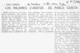 Los mejores cuentos Pablo García