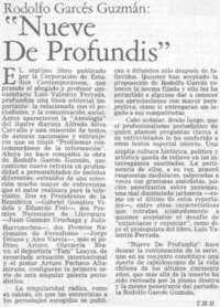 Nueve De profundis"