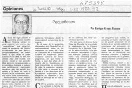 Pequeñeces