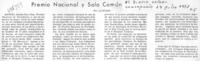 Premio Nacional y sala común