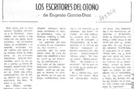 Los escritores del otoño