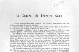 La señora, de Federico Gana.