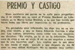 Premio y castigo