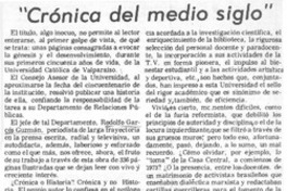 Crónica del medio siglo".