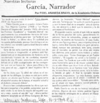 García, narrador