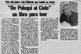 De Puluqui al cielo" un libro para leer.