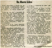 Un Nuevo libro