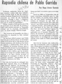 Rapsodia chilena de Pablo Garrido
