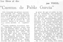 Cuentos de Pablo García