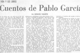 Cuentos de Pablo García