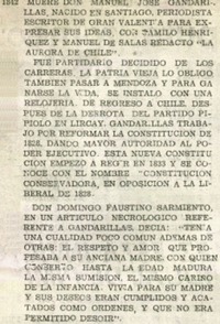 Manuel José Gandarillas.