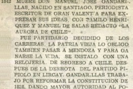 Manuel José Gandarillas.