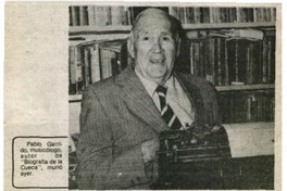 Murió gran investigador de la música chilena.