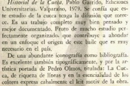 Historial de la cueca.