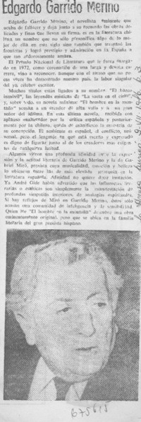 Edgardo Garrido Merino.