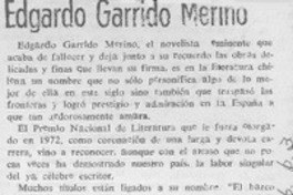 Edgardo Garrido Merino.