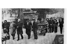 Sepultados restos del escritor y periodista Edgardo Garrido Merino.