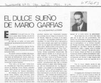 El dulce sueño de Mario Garfias