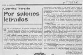 Por salones letrados