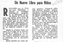 Un nuevo libro para niños