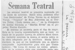 Semana teatral