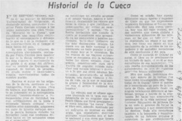 Historial de la cueca