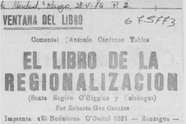 El libro de la regionalización