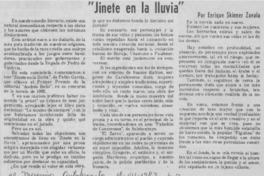 Jinete en la lluvia"