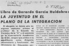 La juventud en el plano de la integración