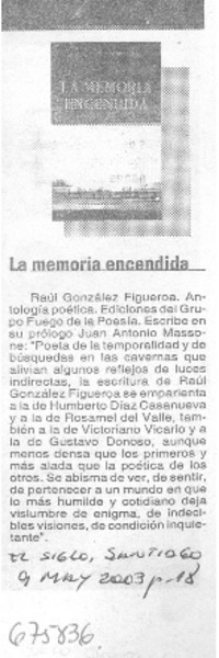 La Memoria encendida.