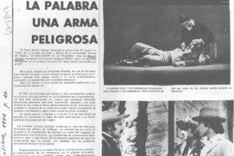 La Palabra una arma peligrosa.