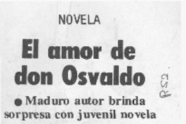 El amor de don Osvaldo