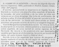 El hombre en la montaña.