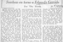 Sombras en torno a Edgardo Garrido