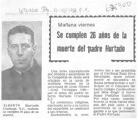 Se cumplen 26 años de la muerte del padre Hurtado.