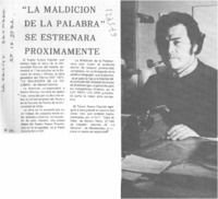 "La maldición de la palabra" se estrenará próximamente.