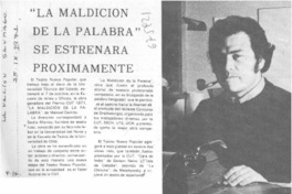 "La maldición de la palabra" se estrenará próximamente.