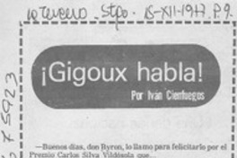 Gigoux habla!
