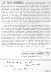 Los fusilamientos