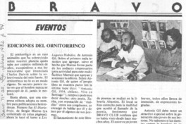 Ediciones del ornitorrinco.