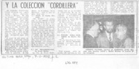 Y la colección "Cordillera".