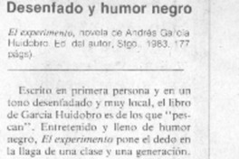 Desenfado y humor negro.