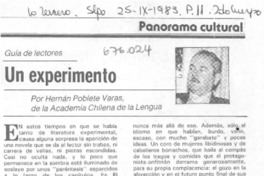 Un experimento