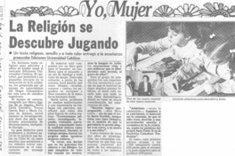 La Religión se descubre jugando.