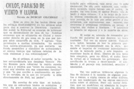 Chiloé, paraíso de viento y lluvia