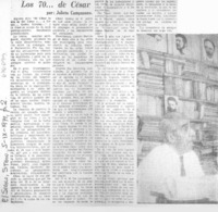 Los 70... de César