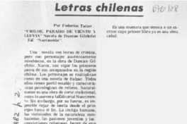 "Chiloé, paraíso de viento y lluvia"