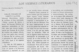 Chiloé, paraíso de viento y lluvia